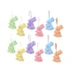 thumbnail image 2 of Adornos colgantes de Pascua, colgantes decorativos reutilizables, decoraciones de Pascua colgantes 12 piezas de conejito, 2 of 8