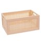 thumbnail image 2 of Woven Storage Basket for Home Office School Use Beige Compact Size, 2 of 3