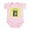 Petal Pink, variant on CafePress - Yerkes Infant Bodysuit - Baby Light Bodysuit, Size Newborn - 24 Months