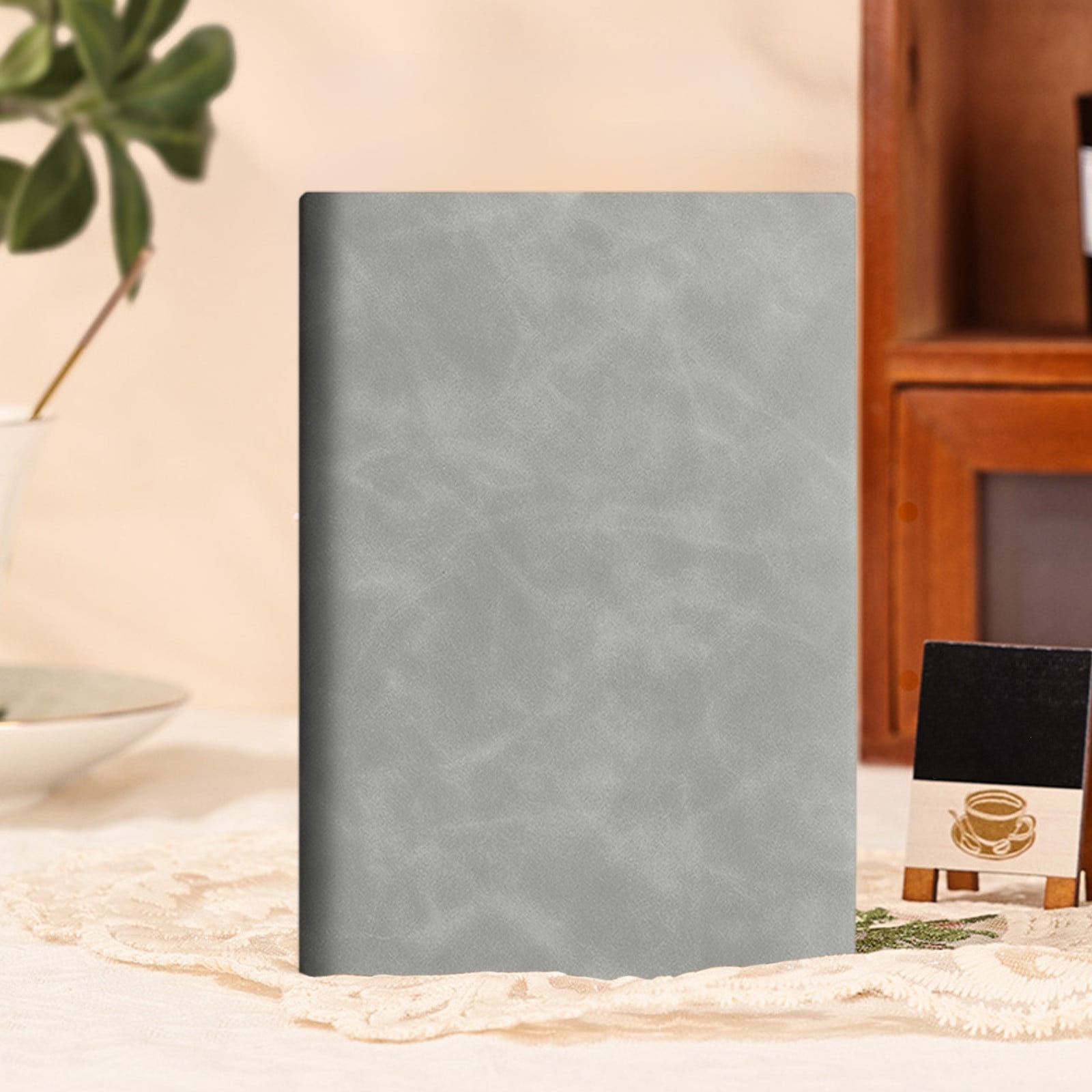 HBBKVI 2 Pack Notebook, A5 Imitation Sheepskin Notepad Review Notebook Thickened Business Work Diary Firm Efficient Office Softcover Book