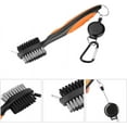 thumbnail image 2 of Mini Club Brush, Nonslip Grip Portable Light Weight Clubs Brush for Club,Golf, 2 of 5
