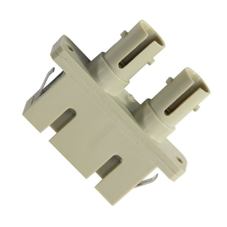 - Duplex SC-ST (female-female) Adapter, Polymer Housing, Phos. Bronze Sleeve, B...