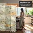 thumbnail image 5 of Oriental Furniture 6 ft. Tall Pale Forest Canvas Room Divider - 3 Panel, 5 of 6