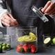 thumbnail image 3 of EeaseMX Ensaladera de vidrio transparente resistente al calor, tazón para postre, tazón para fideos instantáneos, para servir frutas y verduras en el desayuno (con tapa)., 3 of 7