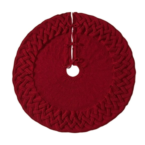 Jupe de Sapin de Noël Festive Décorative avec Base pour Décorations de Fête