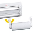 thumbnail image 5 of Leifheit 25771 4-in-1 Wall-Mount Paper Towel Holder | Plastic Wrap and Foil Dispenser with Spice Rack | White, 5 of 5