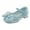 Blue, variant on Little Kid First Walking Sandals Fashion Summer Toddler Girls Casual Shoes Thick Sole Round Toe Buckle Dress Shoes