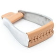 thumbnail image 3 of 3 In Cashel Horse Stirrups Pair Leather Covered Slanted Aluminum, 3 of 5