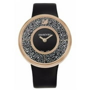 Crystalline Black Rose Gold-Tone Ladies Watch 5045371