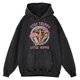 thumbnail image 3 of Sudadera con capucha estilo hippie para hombre, estilo retro, desgastado, lavado, estilo psicodélico, estilo hongo, holgada, de gran tamaño, para otoño, 100 % algodón, 3 of 5