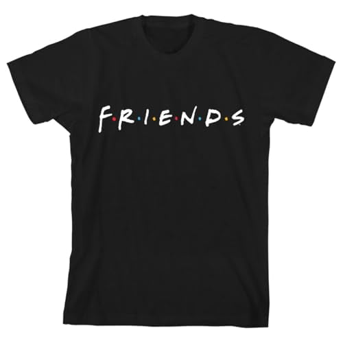 Friends TV Show Logo Boy's Black T-shirt-M - Walmart.com