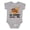 AC-Heather Grey, variant on My Grammy Loves Me Bear Grandchild Boys or Girls Baby Bodysuit