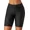 black2, variant on Attraco Women's Skinny Swim Trunks High Waisted Swim Shorts Dot Print Quick Dry UPF50+ Board Shorts with Liner