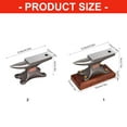 thumbnail image 3 of Compact Steel Anvil for Jewelers & Metal Shaping with Mounting Block Workshop Essential, 3 of 5