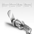 thumbnail image 3 of Cerradura mecánica para puerta de armario de distribución de aleación de zinc, cerradura de lengüeta para chasis de aleación de zinc, cerradura de oficina 103, llave de hierro para buzón, 3 of 5