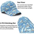 thumbnail image 5 of Kogui Toddler Baseball Hat Toddler Baseball Cap Washed Cotton Washed Adjustable Caps Hats for Toddler Boys Girls (Blue,One Size), 5 of 8