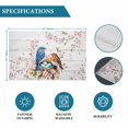 thumbnail image 6 of Birds Floral Placemats Set of 8, Farmhouse Country Pink Flower Leaf Wood Grain Placemats for Dining Table, Place Mats for Kitchen Tabletop, Waterproof Wipeable Dining Table Mats Set, 6 of 9