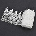 thumbnail image 4 of 2 Yards Embroidered Lace Trim Wedding Ribbon Fringe Clothing Sewing Craft DIY, 4 of 5