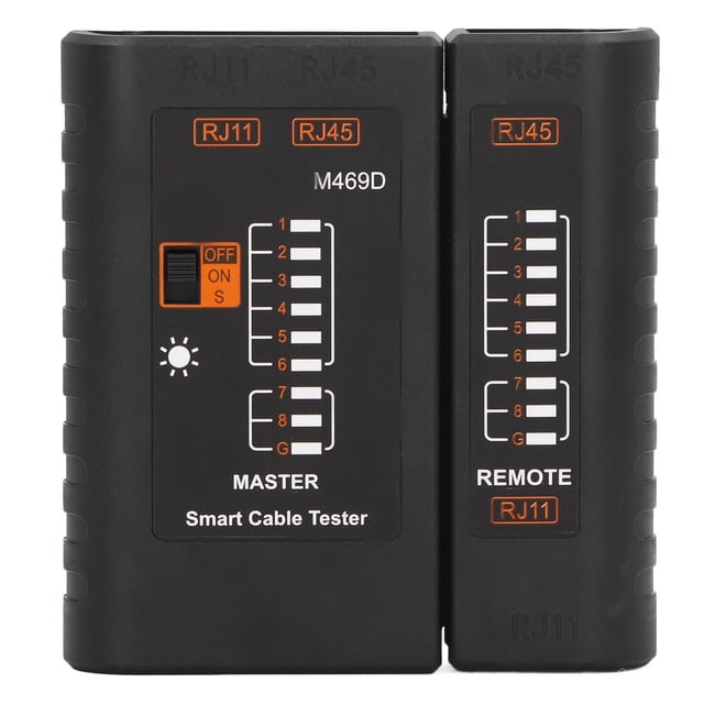 Probador de cables, Probador de cables de red Probador de cables de red LED Herramienta de prueba de cables de red Claridad notable