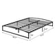 thumbnail image 3 of Estructura de cama metálica WizMax de plataforma completa de 10 pulgadas, perfil bajo con almacenamiento, base para colchón sin necesidad de base, negra, 3 of 6
