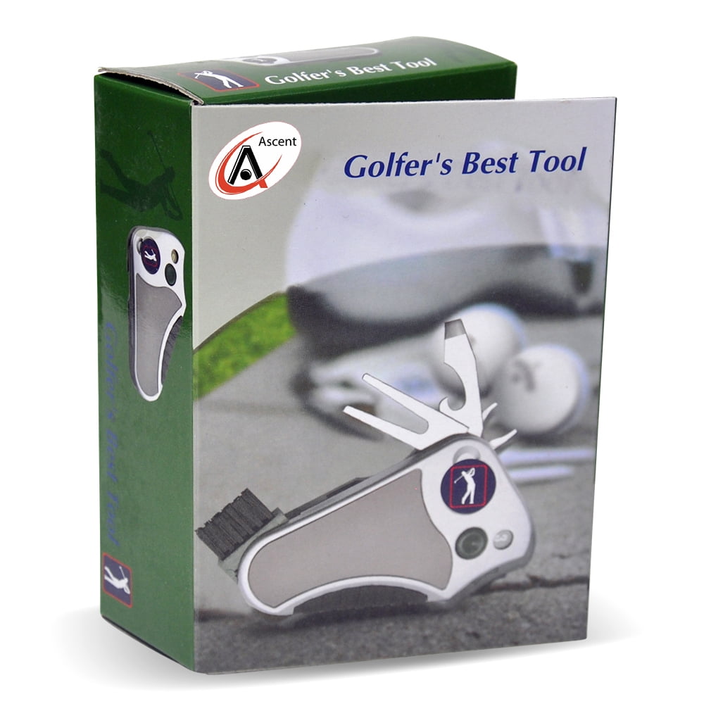 Swiss Ascent Golfer's Best Tool Golf Multitool All-IN-ONE, 4.16 oz
