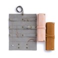 thumbnail image 2 of LCXmlly Compact Jewelry Roll Slim Portable Faux Leather Jewelry Roll Multifunctional Rings Necklaces Earrings Bracelets Watch Travel Storage Organizer, 2 of 9