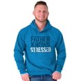thumbnail image 5 of Funny Father Knows Stressed Pun Hoodie Hooded Sweatshirt Men Brisco Brands 5X, 5 of 6