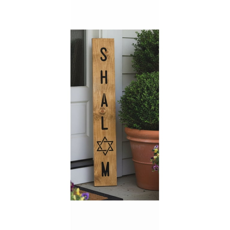 Calloway Mills Shalom Blessings Porch Leaner, 47" x 7" photo 2