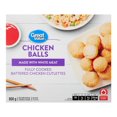 thumbnail image 1 of Great Value Frozen Chicken Balls, Great Value Frozen Chicken Balls 800g, 1 of 3
