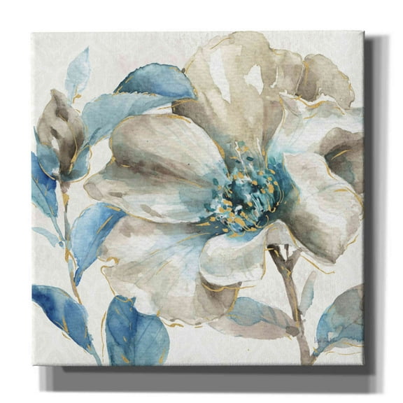 Epic Graffiti 'Indigold IV' by Lisa Audit, Canvas Wall Art, 37"x37"