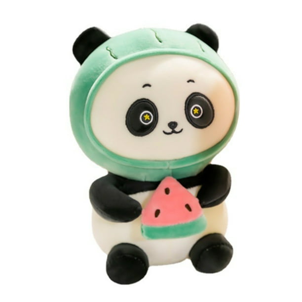 KAKOWELY Adorno de peluche con forma de panda, adorable muñeco de peluche, adorno decorativo para muñeca.