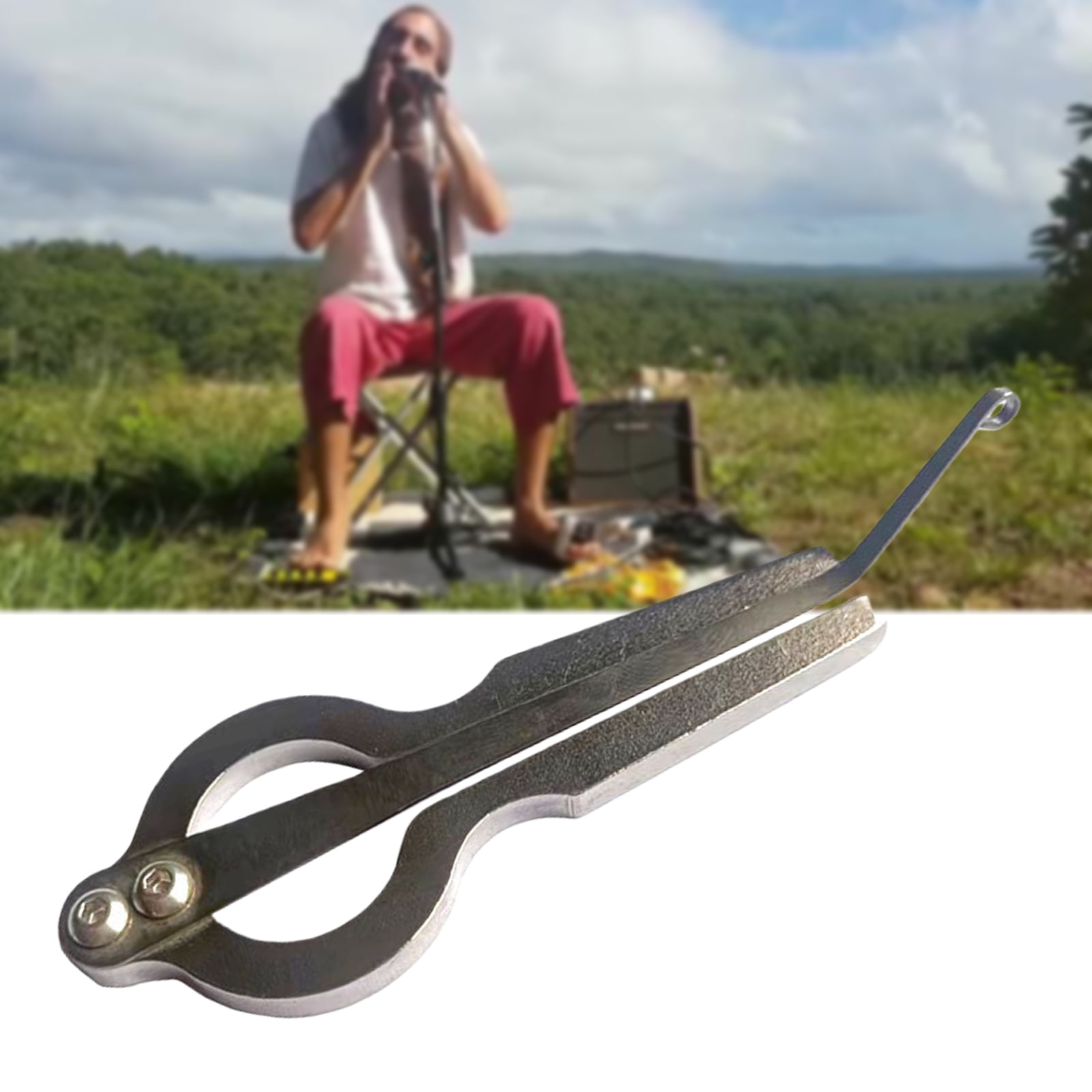 Russian Metal Jaw Harp Harmonica Traditional Folk Instrument For Outdoor Travel Easy To Learn With Crisp Clear Sound