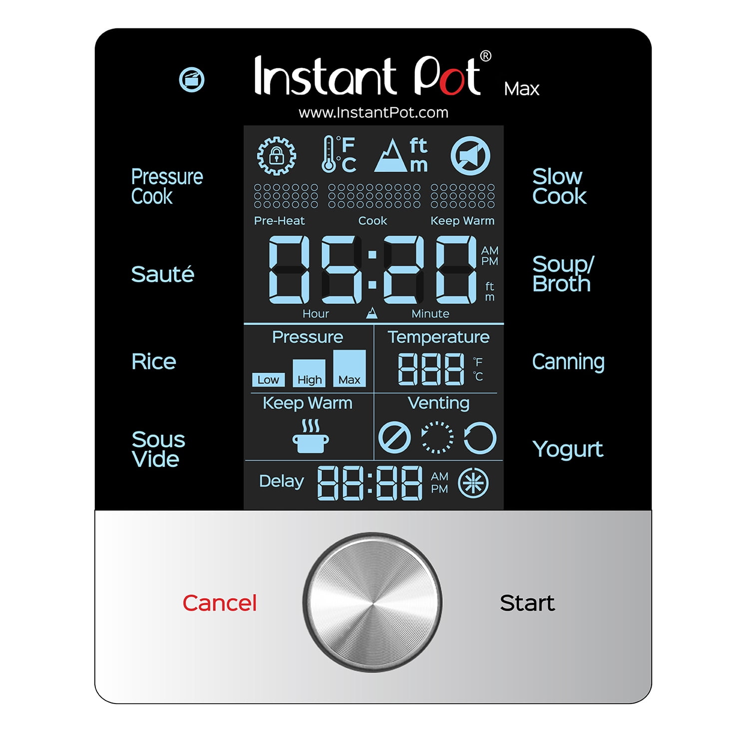 Instant Pot Max Duo Plus 9 in 1 Multifunction 6 Qt Electric Pressure Cooker Walmart