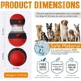 thumbnail image 3 of Best Interactive Dog Chew Toy Dog Chew Toys,Pure Natural Rubber Dog Squeaky Toy,Double-Layer Design Makes Dog Teeth Cleaning Dog Enrichment Toy for Aggressive Chewers-Black, 3 of 7