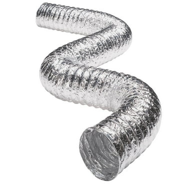Deflecto Supurr-Flex Clothes Dryer Transition Duct - 4" x 8' F0408B/4