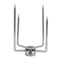 thumbnail image 4 of 2Pcs BBQ Rotisserie Meat Forks Clamp Grill Meatpicks Stainless Steel Barbecue Skewer, 4 of 5