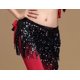 thumbnail image 4 of Falda con borlas para danza del vientre para mujer, atuendos de actuación, ropa de festival, falda con borlas para danza del vientre, falda con lentejuelas estilo bohemio, disfraz rave para, 4 of 6