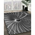 thumbnail image 2 of Ahgly Company Indoor Square Patterned Platinum Gray Area Rugs, 5' Square, 2 of 6