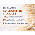 thumbnail image 5 of Quality Choice Psyllium Fiber Capsules, Plant-Based Soluble Fiber for Regularity Support, 320 Count Pack of 4, 5 of 5