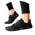 thumbnail image 2 of lnmuld Men Women Barefoot Shoes, Breathable Mesh Shoes for Water Yoga Fitness Hiking Color:Black,Size:11, 2 of 5