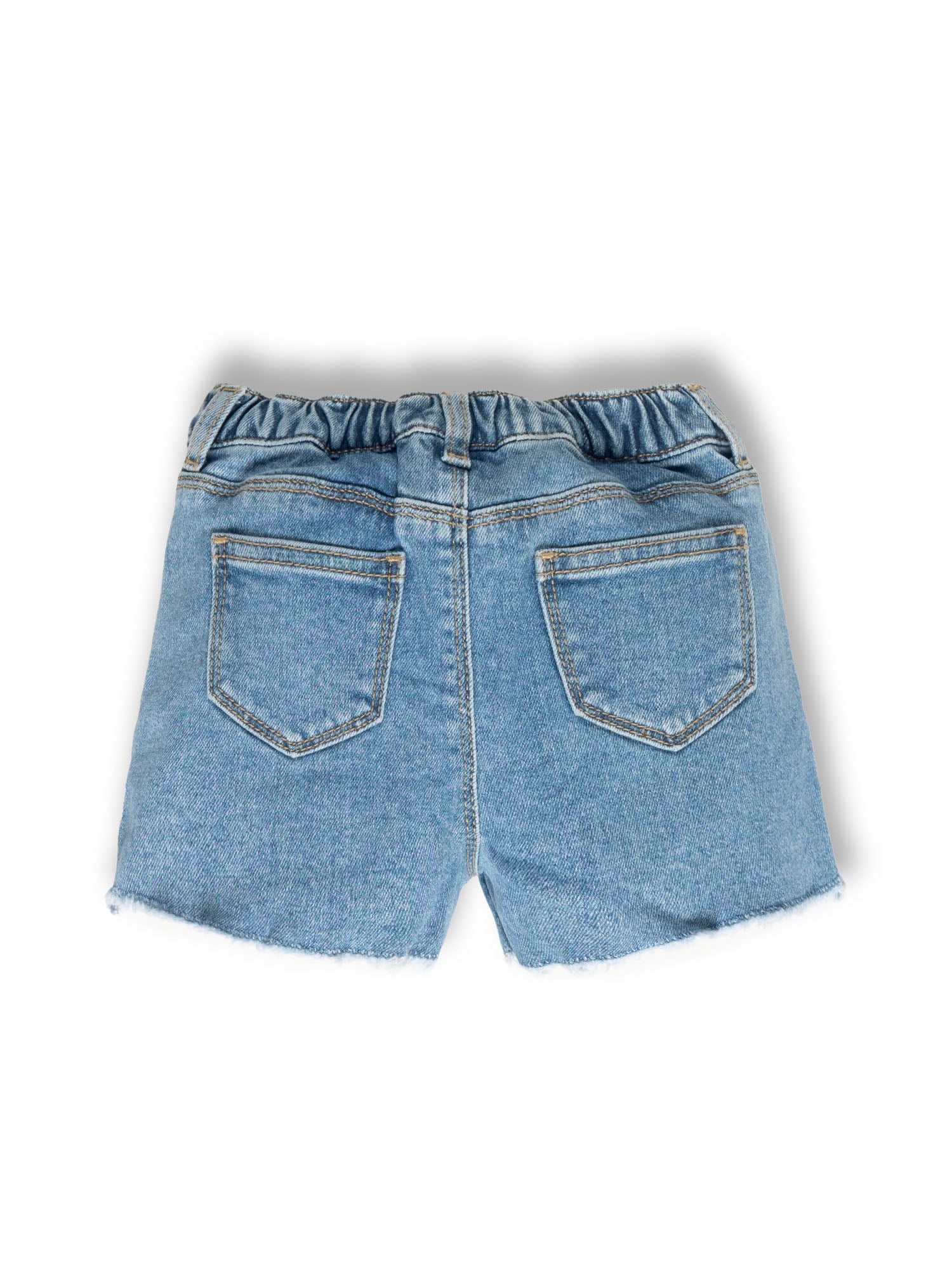 Wonder Nation Toddler Girl Denim Short, Sizes 12 Months - 5T