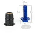 thumbnail image 3 of Motorcycle Wind Screen Shield Alu M5x16mm Screw Bolt Washers kit Blue 10 Pack, 3 of 7