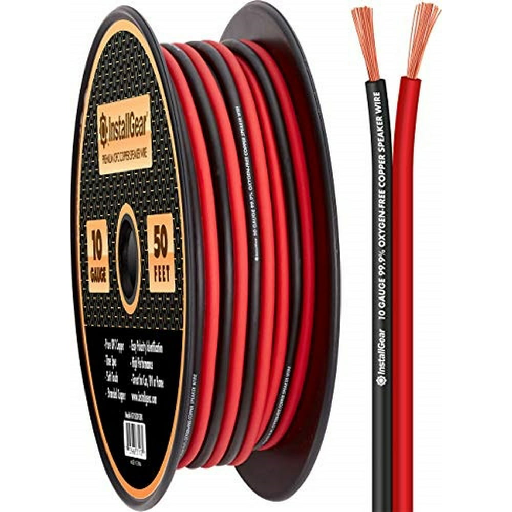 installgear 10 gauge speaker wire 99.9 oxygenfree copper (ofc