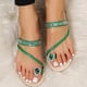 thumbnail image 4 of Amzcrzy Zapatos de mujer,Zapatos de mujer,Zapatillas de mujer, Pantuflas de mujer con punta de diamantes de imitación y suela plana con personalidad europea. Sandalias Mujer Zapatillas De Casa, 4 of 8