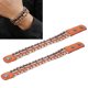 thumbnail image 5 of Muequera de cuero, cuero partido de vaca Pulsera de cuero genuino Pulsera de cuero, estilo trenzado ajustable para regalo Presente Hombres Mujeres Ami,Pulsera Hip-Hop Pulsera Pulsera de cuero Pulsera Higoodz Arte y Manualidades, 5 of 7