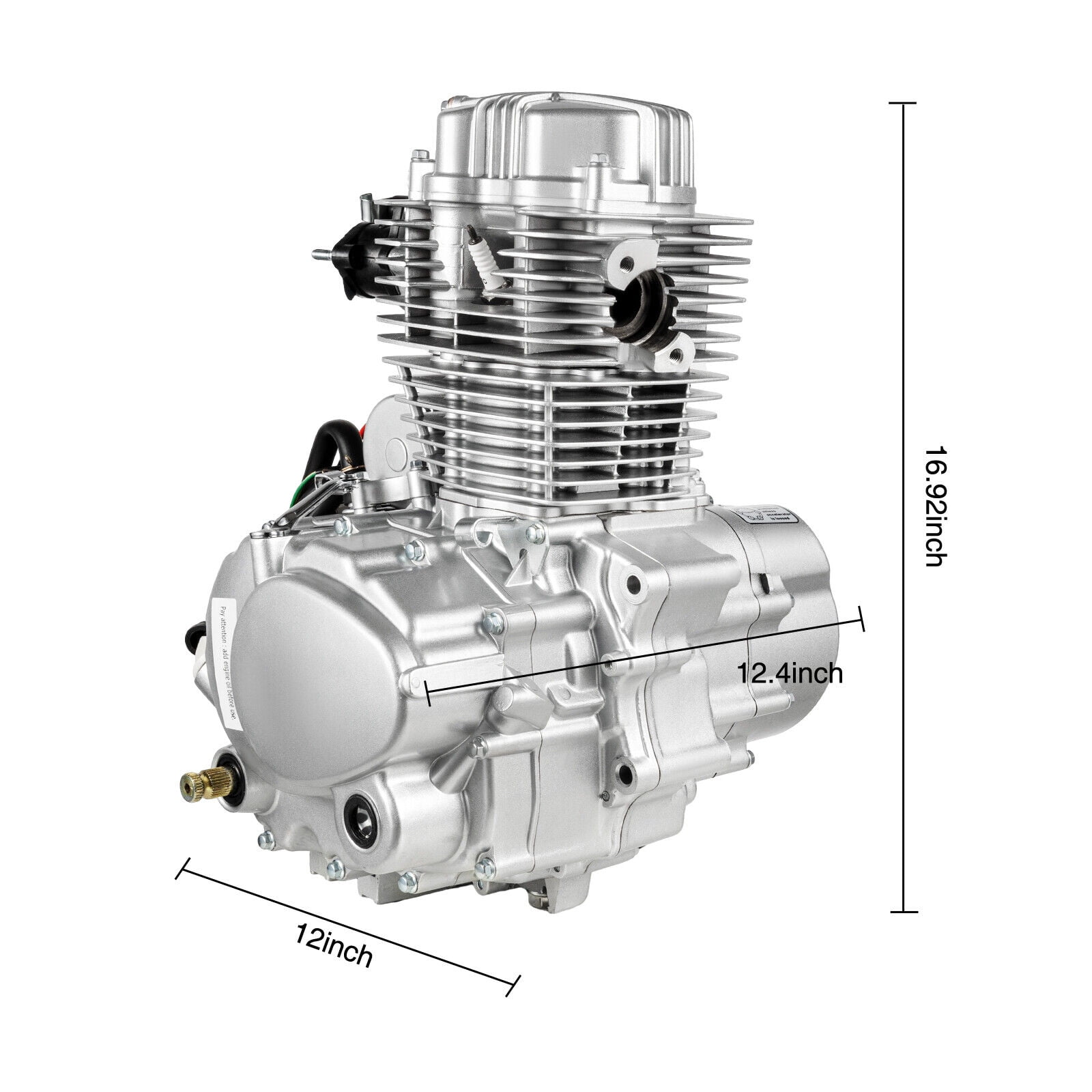 200cc-250cc Vertical Motorcycle Engine 4-stroke 5-Speed with Manual Transmission