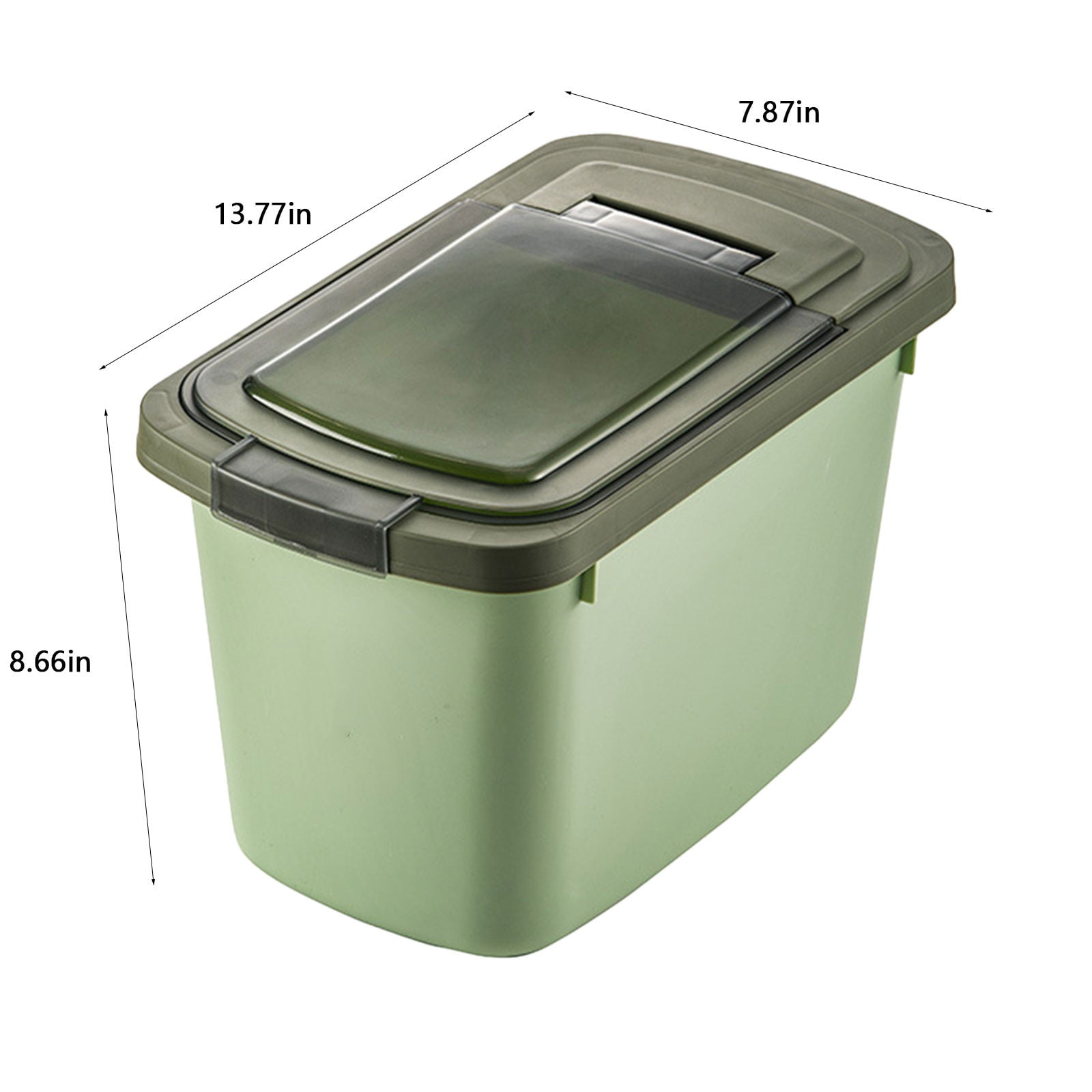 Rice Storage Container Airtight Dry Food Storage Container Moisture-Proof  Large Capacity Bulk Food Container Bin with Measuring Cup, for Rice Flour  Cereal Pet Food Storage - by Viemira 
