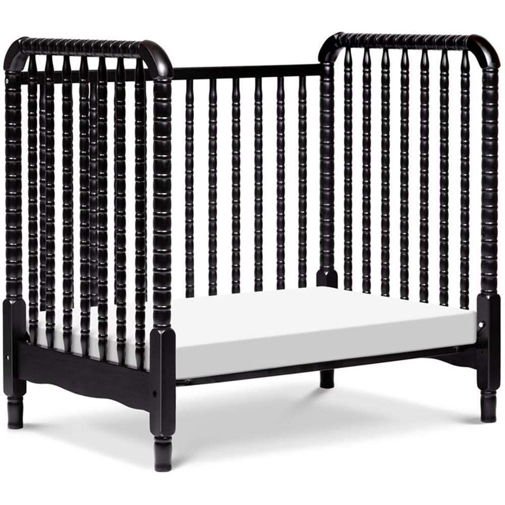 DaVinci Jenny Lind 3-in-1 Convertible Mini Crib in Ebony