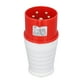 thumbnail image 2 of Conector de enchufe de aviación a prueba de polvo, impermeable, IP44, 5PIN, 32A, 220-380V/240-415V, 2 of 8