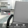 thumbnail image 3 of Outsunny Outdoor Lounge Chair Cushion Set of 2, Foldable Patio Chaise Lounge Cushion Set, 76" x 23", Gray, 3 of 9